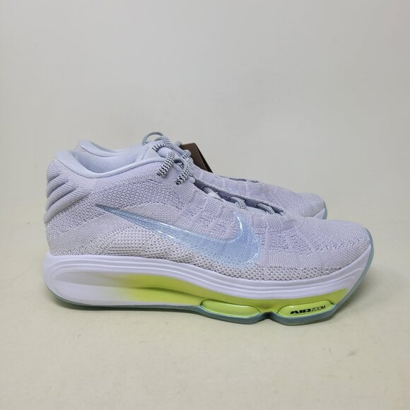 Nike GT Hustle 3 'Glacier Blue' White Sneakers Men's Size 9.5 FV5953-004 - Picture 2 of 10